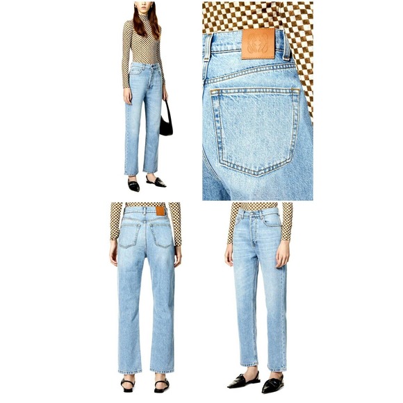 NANUSHKA RUNWAY KEMIA "ORGANIC COTTON" BOYFRIEND DENIM JEANS NWT $375 28 / US-6 - Picture 12 of 12